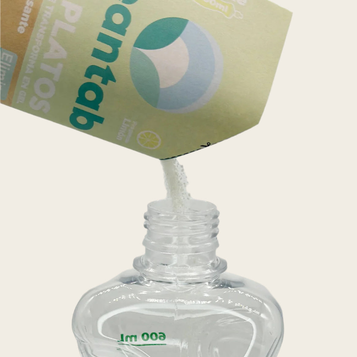 DETERGENTE LAVAPLATOS EN POLVO - STARTER SET- RINDE 600 ml
