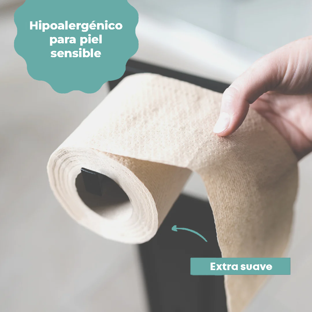 Papel Higiénico de Fibra de Bambú - 48 rollos