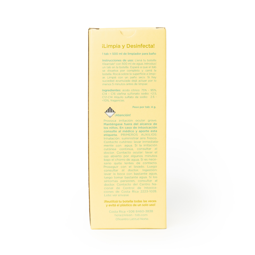 LIMPIADOR BAÑO STARTER SET - RINDE 3 BOTELLAS