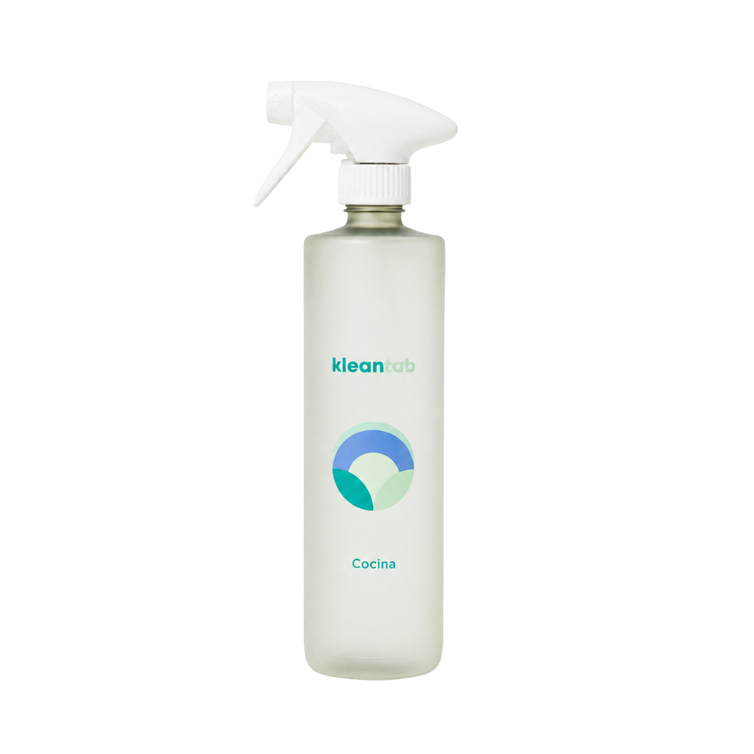 BOTELLA KLEANTAB DE 500ml 100% RECICLADA.
