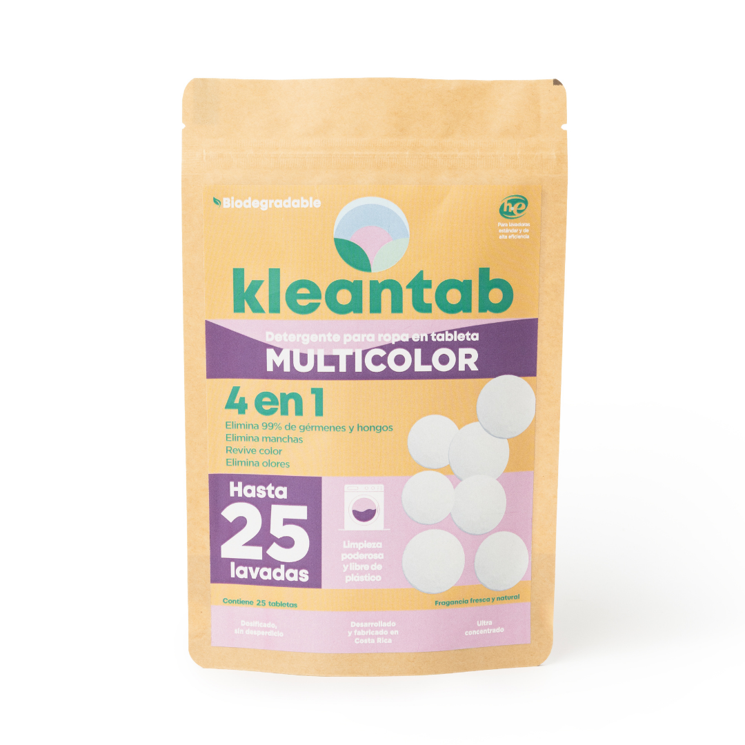 Detergente para Ropa en Tableta Multicolor - 25 tabletas