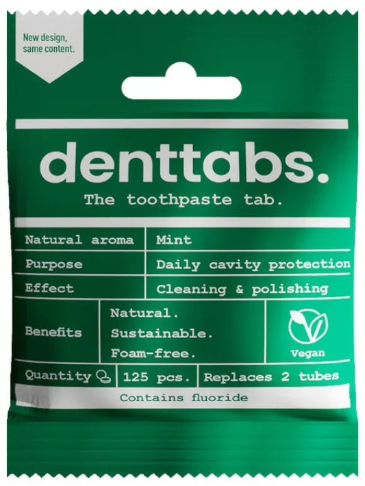 Denttabs sabor a menta con flúor
