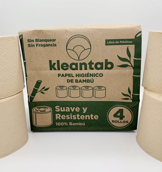 Papel Higiénico de Bambú - 4 rollos