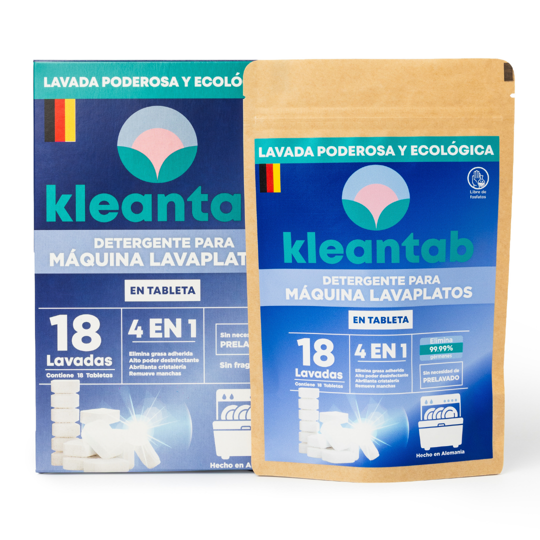 DETERGENTE PARA MÁQUINA LAVAPLATOS - 18 TABLETAS- RINDE 18 LAVADAS