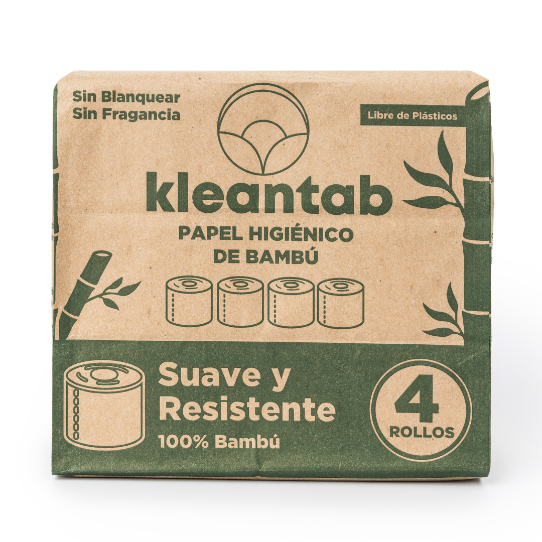 PAPEL HIGIÉNICO DE BAMBÚ - 4 ROLLOS